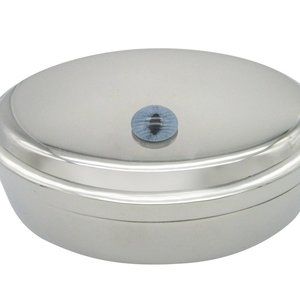 Design Pendant Oval Trinket Jewelry Box